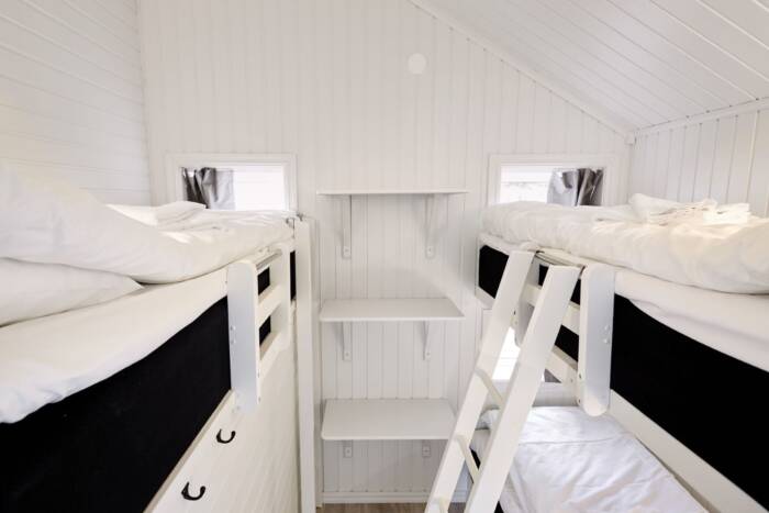 Eksempel på et rom i en 5-sengs hytte